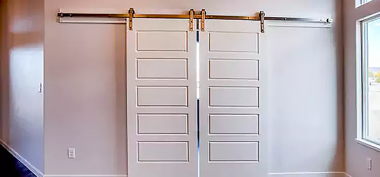 Glass Barn Door with Installation Hardware Kit El Reno